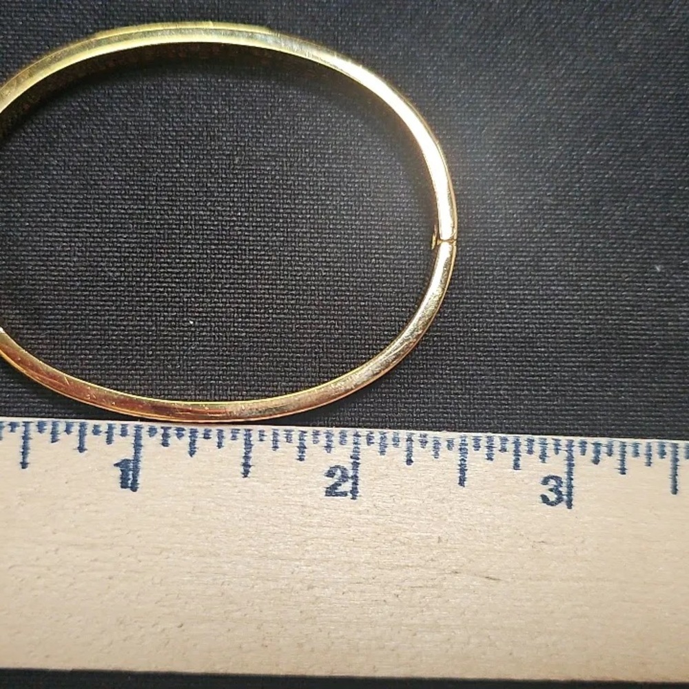 Aldo Cipullo Love Bracelet Gold Electrolated Open Bangle Bracelet Copyright 1970 - Picture 14 of 16
